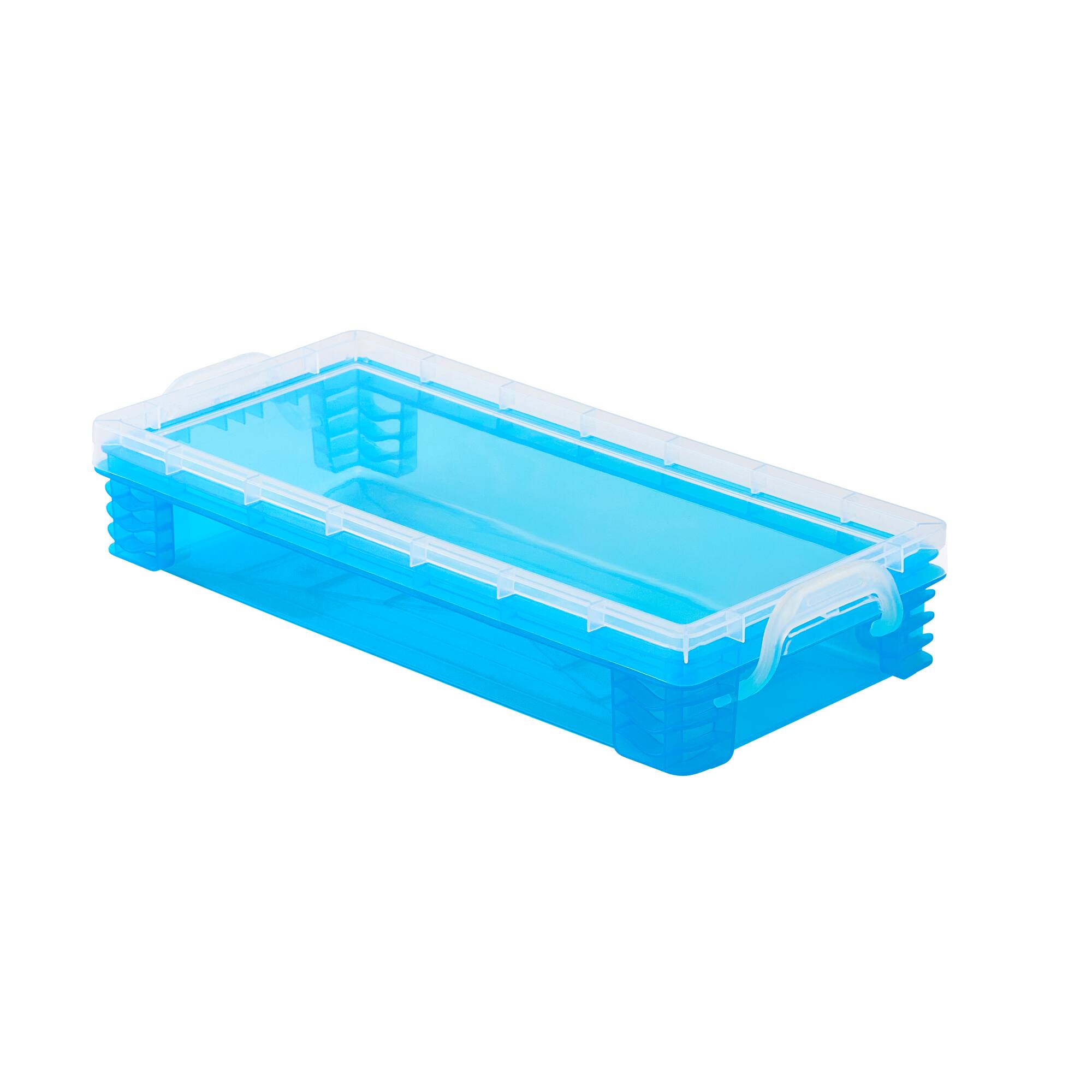 Teal Stacking Pencil Box by Simply Tidy™